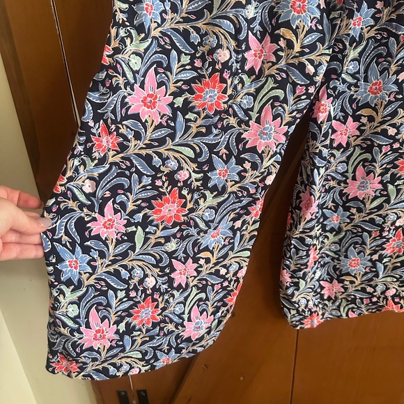 LOFT Floral Wide Leg Pants Sz XS - Picture 3 of 5